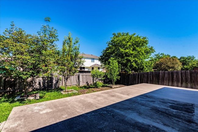 View of patio featuring a fenced backyard | Image 19