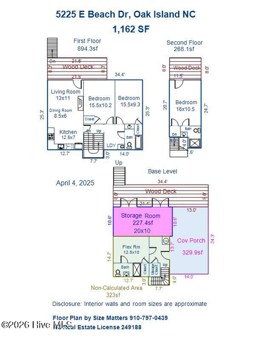 5225 E Beach Dr, Oak Island, NC, 28465-5046 | Card Image