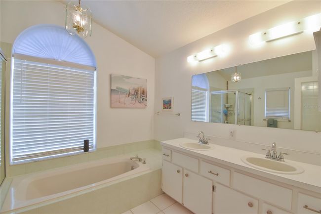 Master Bathroom with Soaking Tub and Double Sink Vanity with Plenty of Storage | Image 14
