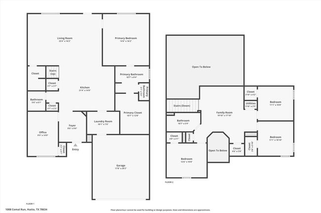1008 Comal Run, House other with 4 bedrooms, 3 bathrooms and 4 parking in Hutto TX | Image 32