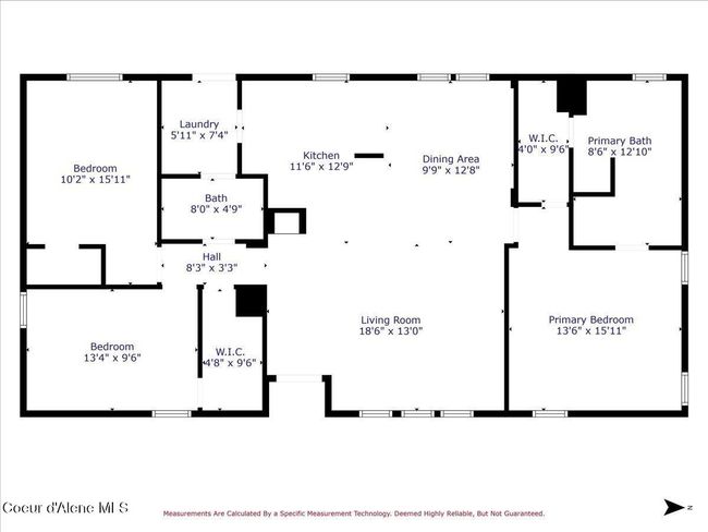 568 W Myriah Loop, House other with 3 bedrooms, 2 bathrooms and null parking in Coeur D Alene ID | Image 31