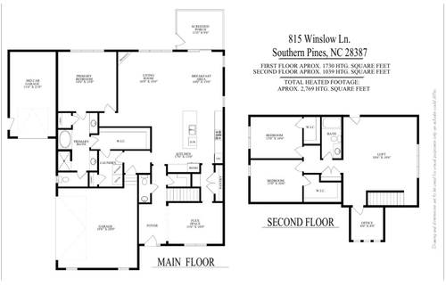 815 Winslow Ln, Southern Pines, NC, 28387-8301 | Card Image