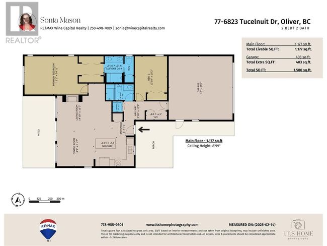 77 - 6823 Tucelnuit Dr, House other with 2 bedrooms, 2 bathrooms and 4 parking in Oliver BC | Image 37
