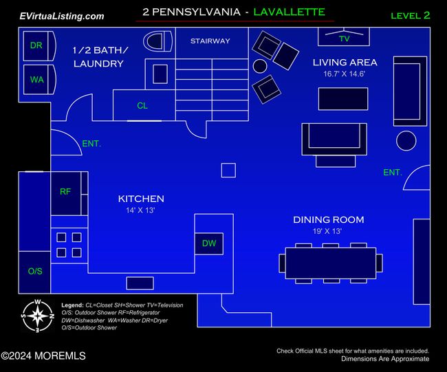 1 - 2 Pennsylvania Ave, House other with 5 bedrooms, 4 bathrooms and null parking in Lavallette NJ | Image 8