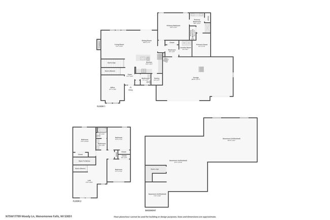N75W17799 Woody Lane, House other with 4 bedrooms, 2 bathrooms and null parking in Menomonee Falls WI | Image 61