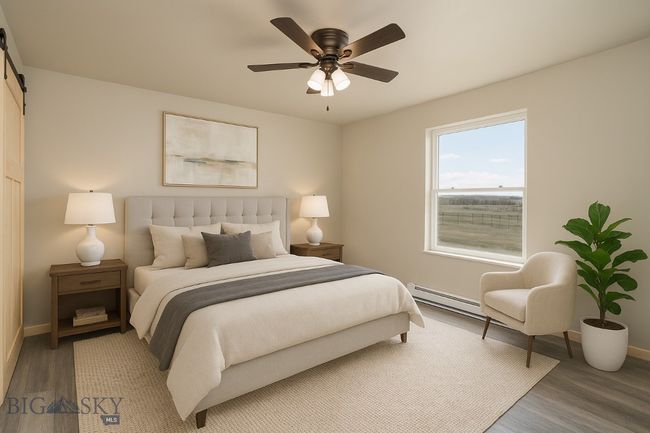 Virtually Staged master bedroom | Image 12