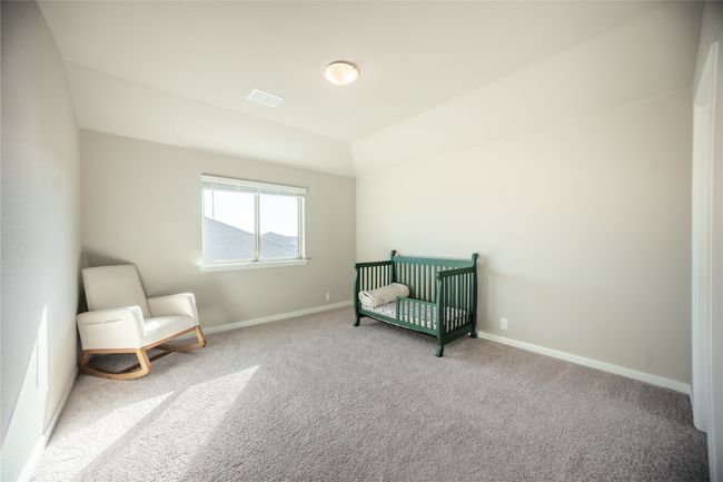 Living area featuring vaulted ceiling and carpet floors | Image 22
