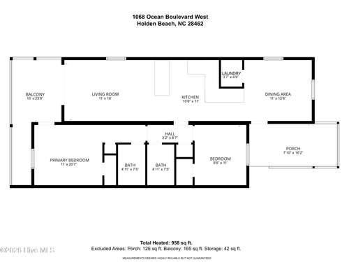 7d-1068 Ocean Blvd W, Holden Beach, NC, 28462-1821 | Card Image