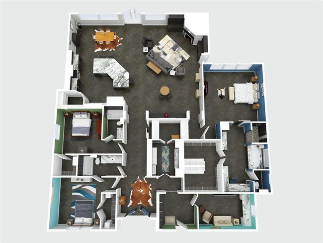 3-D floor plan of the home | Image 42