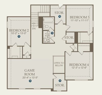 Pulte Homes, Caldwell floor plan | Image 3