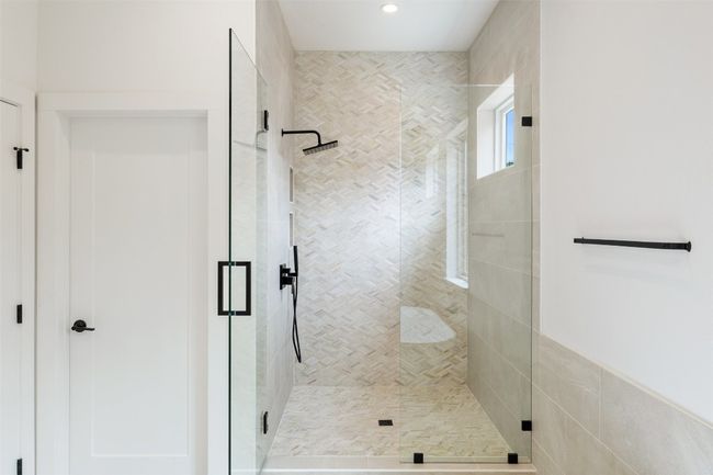 Bathroom with a stall shower and recessed lighting | Image 17
