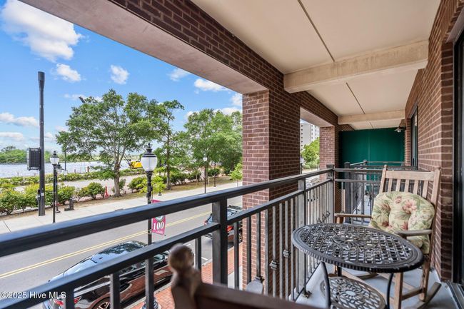 Balcony "From Livingroom" with bold Cape Fear River waterviews | Image 16
