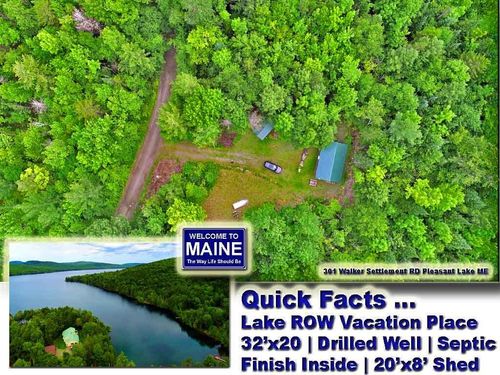 301 Walker Settlement Road, Island Falls, ME, 04747 | Card Image