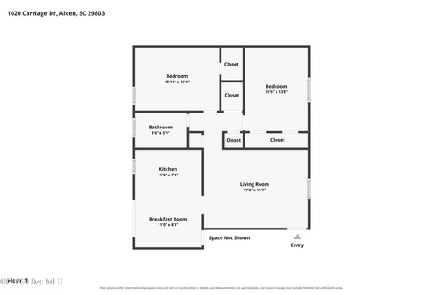 apt-d-1020 Carriage Drive, Aiken, SC, 29803 | Card Image