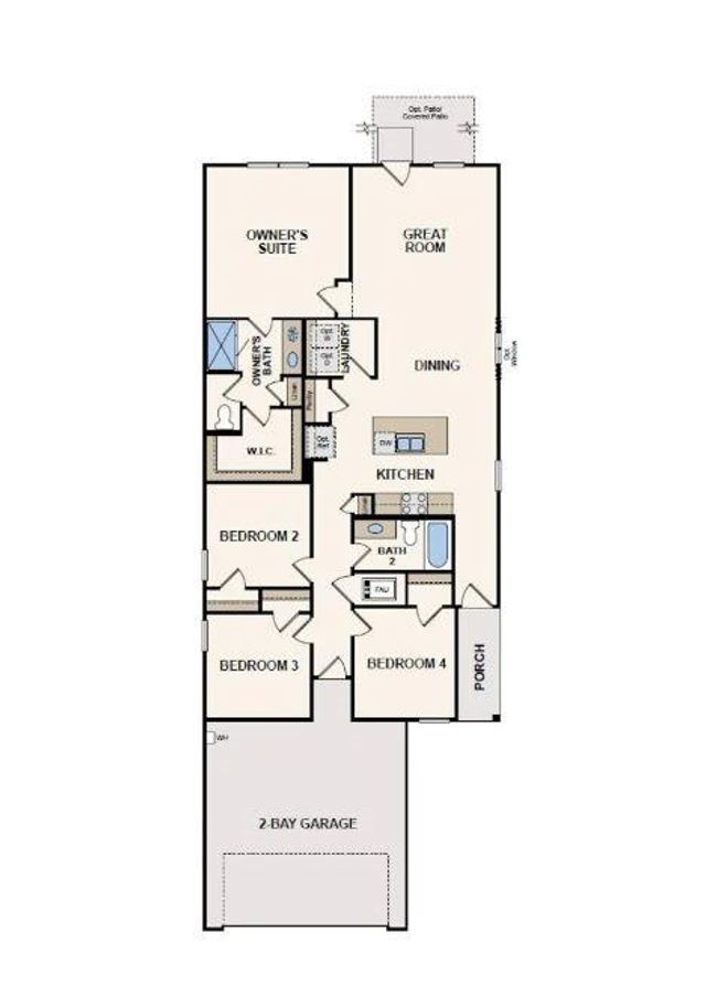 7826 Ruth Ravine Ct, House other with 4 bedrooms, 2 bathrooms and 2 parking in Spring TX | Image 19