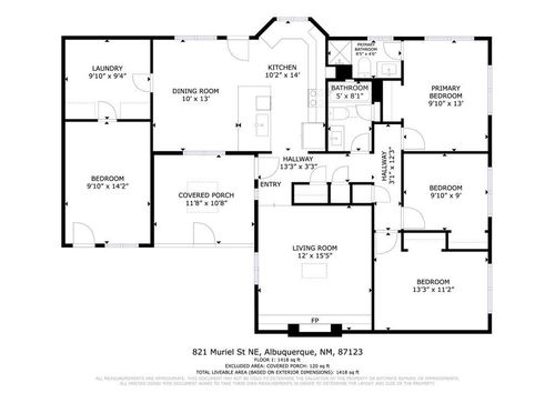 821 Muriel St Ne, Albuquerque, NM, 87123-1214 | Card Image