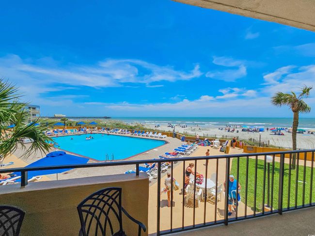 View of swimming pool with a water view | Image 39