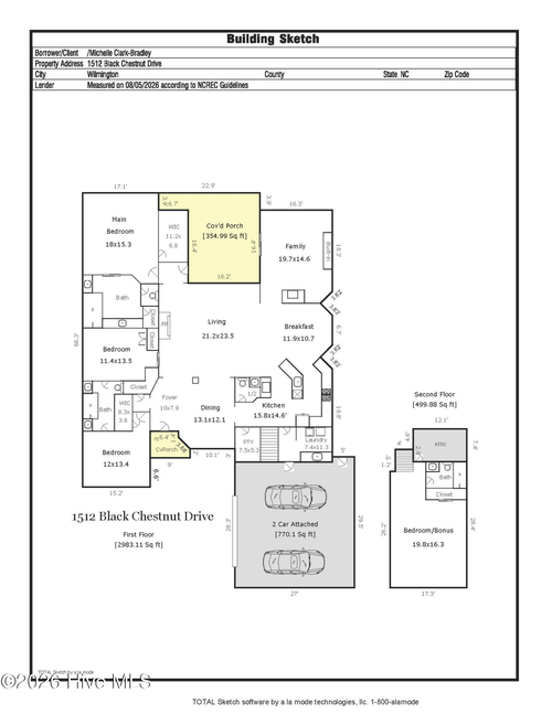 1512 Black Chestnut Dr, Wilmington, NC, 28405-5249 | Card Image