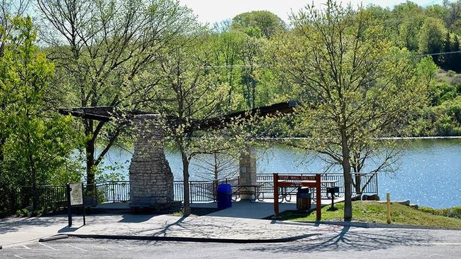 Water view with a heavily wooded area | Image 48