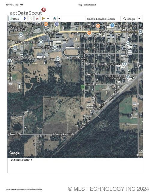  S Denver Avenue, Spiro, OK, 74959 | Card Image