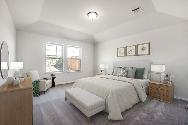Beazer Homes Whitewing Trails Sierra floorplan. This is not a photo of the actual home, but is a photo of the Sierra floorplan. | Image 5