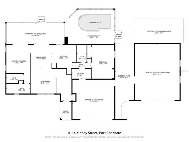 4114 Kinney St, House other with 2 bedrooms, 2 bathrooms and null parking in PORT CHARLOTTE FL | Image 43