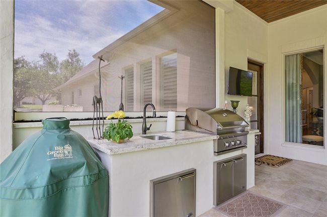View of patio featuring a sink | Image 22