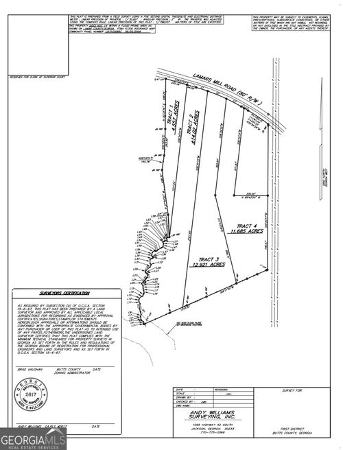 12.5 AC TRACT # Lamars Mill Road, Flovilla, GA, 30216 | Card Image