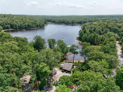 Drone / aerial view featuring a water view | Image 2