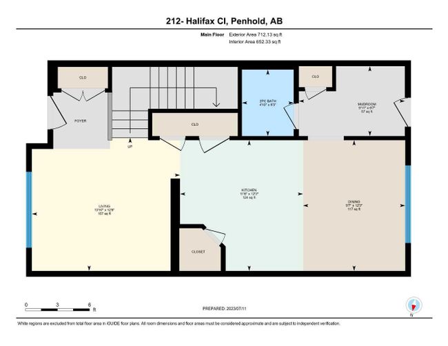 252 Halifax Close, Home with 3 bedrooms, 1 bathrooms and 2 parking in Penhold AB | Image 20