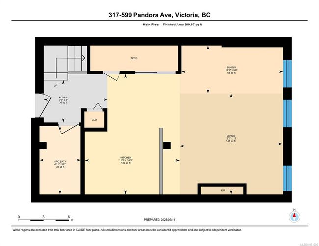 317 - 599 Pandora Ave, Condo with 1 bedrooms, 2 bathrooms and 1 parking in Victoria BC | Image 38