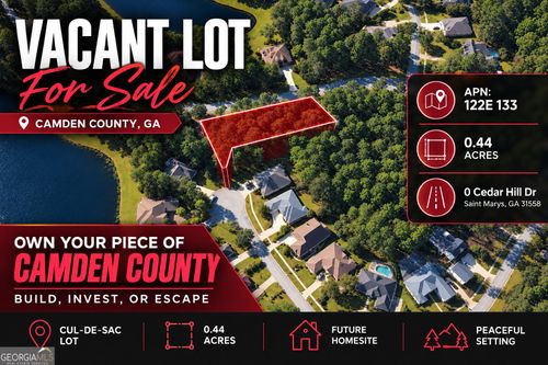 0 Cedar Hill Dr, Saint Mary's, GA, 31558 | Card Image