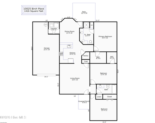 10025 Birch Pl Se, Belville, NC, 28451-9544 | Card Image