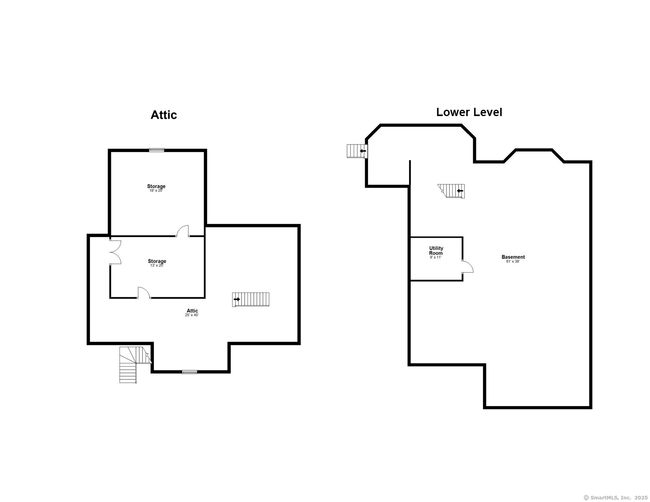 Attic and Lower Level Floor Plans | Image 38