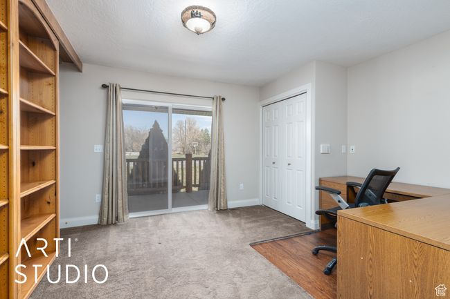 Office featuring baseboards and carpet | Image 33