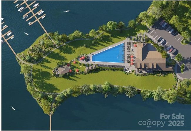 Club House Exterior - Pool and Private Boat Slips | Image 36