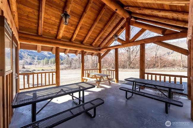 This is the cabana available for residents and their guests at the gated community riverfront. | Image 33