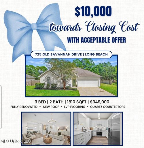 725 Old Savannah Dr, Long Beach, MS, 39560-9601 | Card Image