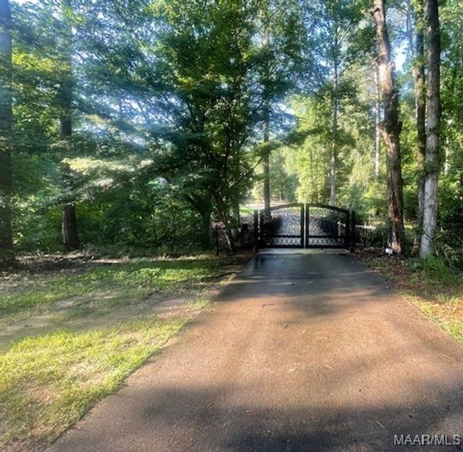 Gate is located on the street side of the bridge on the driveway | Image 8