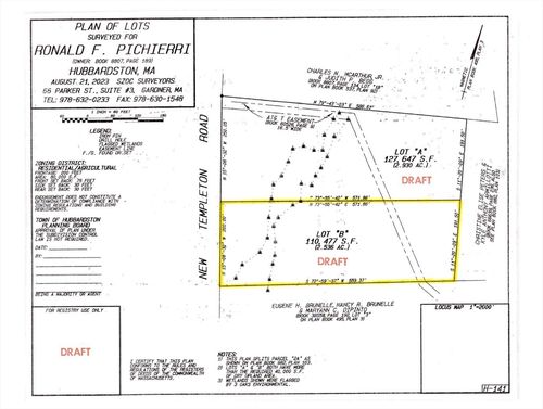 0 New Templeton Rd, Hubbardston, MA, 01452 | Card Image