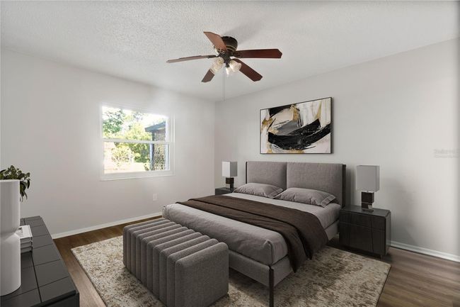 Virtually staged primary bedroom | Image 14
