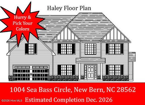 1004 Sea Bass Cir, New Bern, NC, 28562-6651 | Card Image