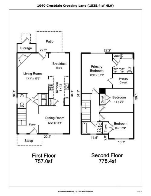 1040 Crestdale Crossing Dr, Matthews, NC, 28105-8910 | Card Image