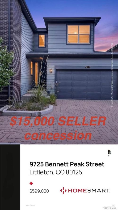 9725 Bennett Peak Street, Littleton, CO, 80125 | Card Image