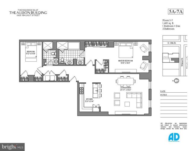 APT-7A - 1805 Walnut St, Condo with 2 bedrooms, 2 bathrooms and null parking in PHILADELPHIA PA | Image 19