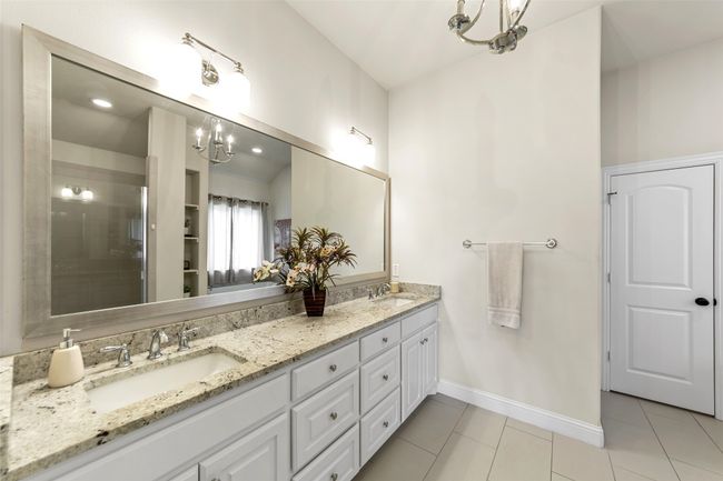 Large Master Ensuite Bathroom with ceramic tile flooring and dual sinks! | Image 23