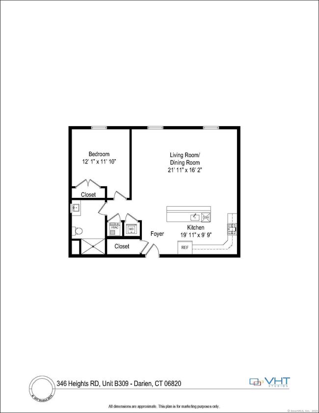 APT-309 - 340 Heights Rd, Condo with 1 bedrooms, 1 bathrooms and 1 parking in Darien CT | Image 9