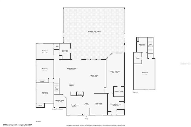 847 Coventry Rd, House other with 5 bedrooms, 3 bathrooms and null parking in DAVENPORT FL | Image 38
