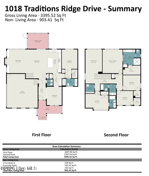 1018 Traditions Ridge Dr, Wake Forest, NC, 27587-9532 | Card Image