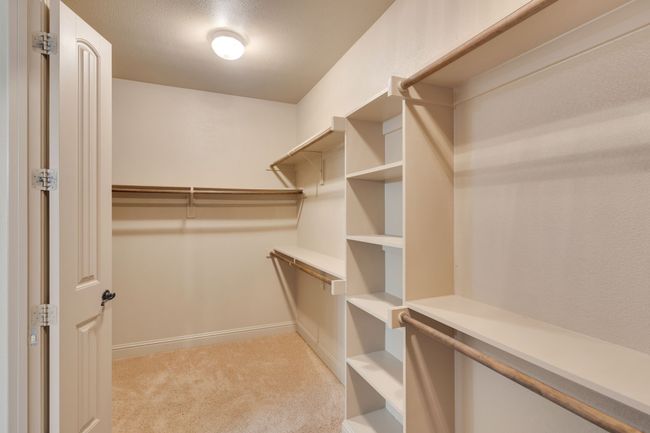 Spacious closet with light carpet | Image 21